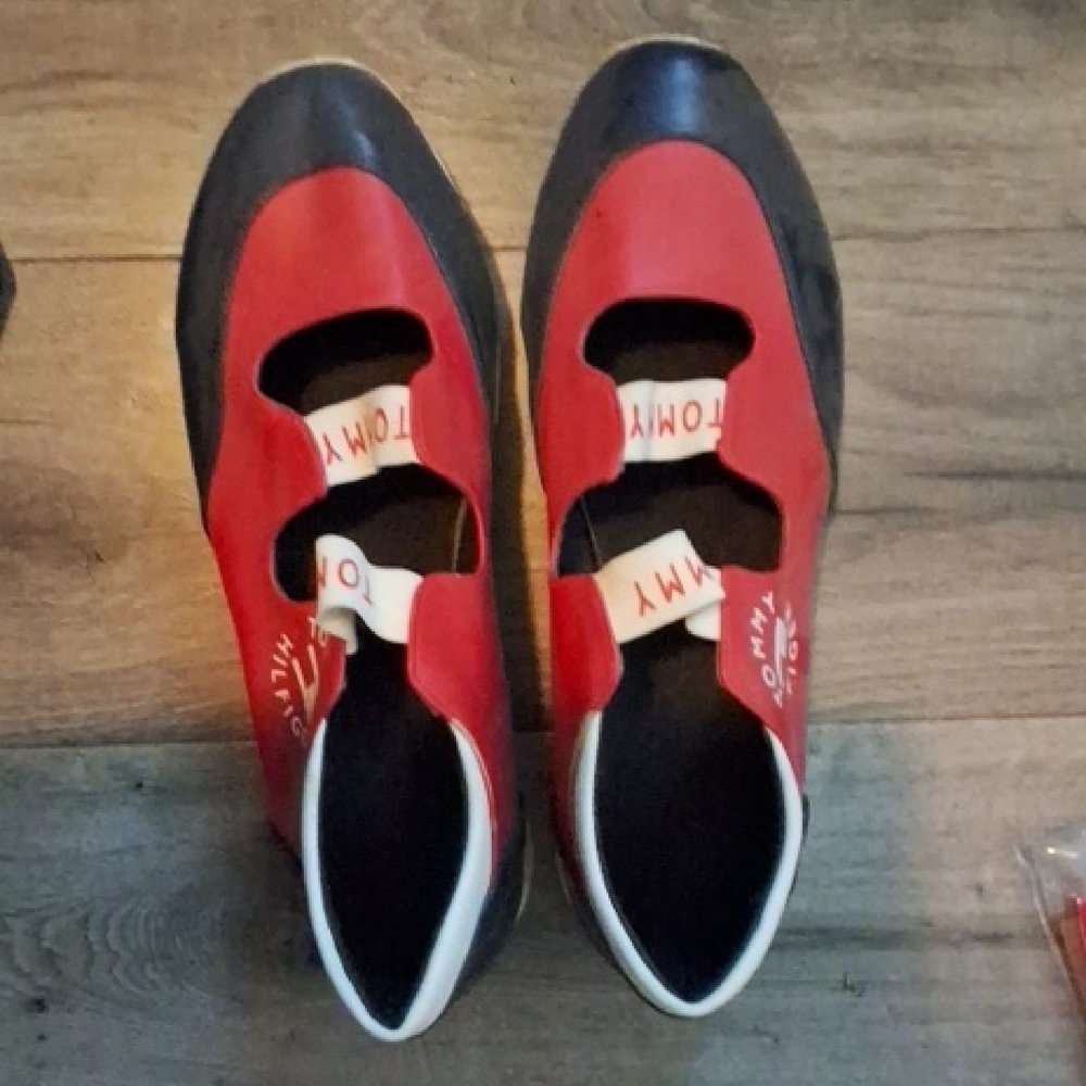 Red And Black Tommy Hilfiger Shoes
